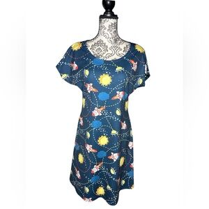 Colorful Space-Themed Dress